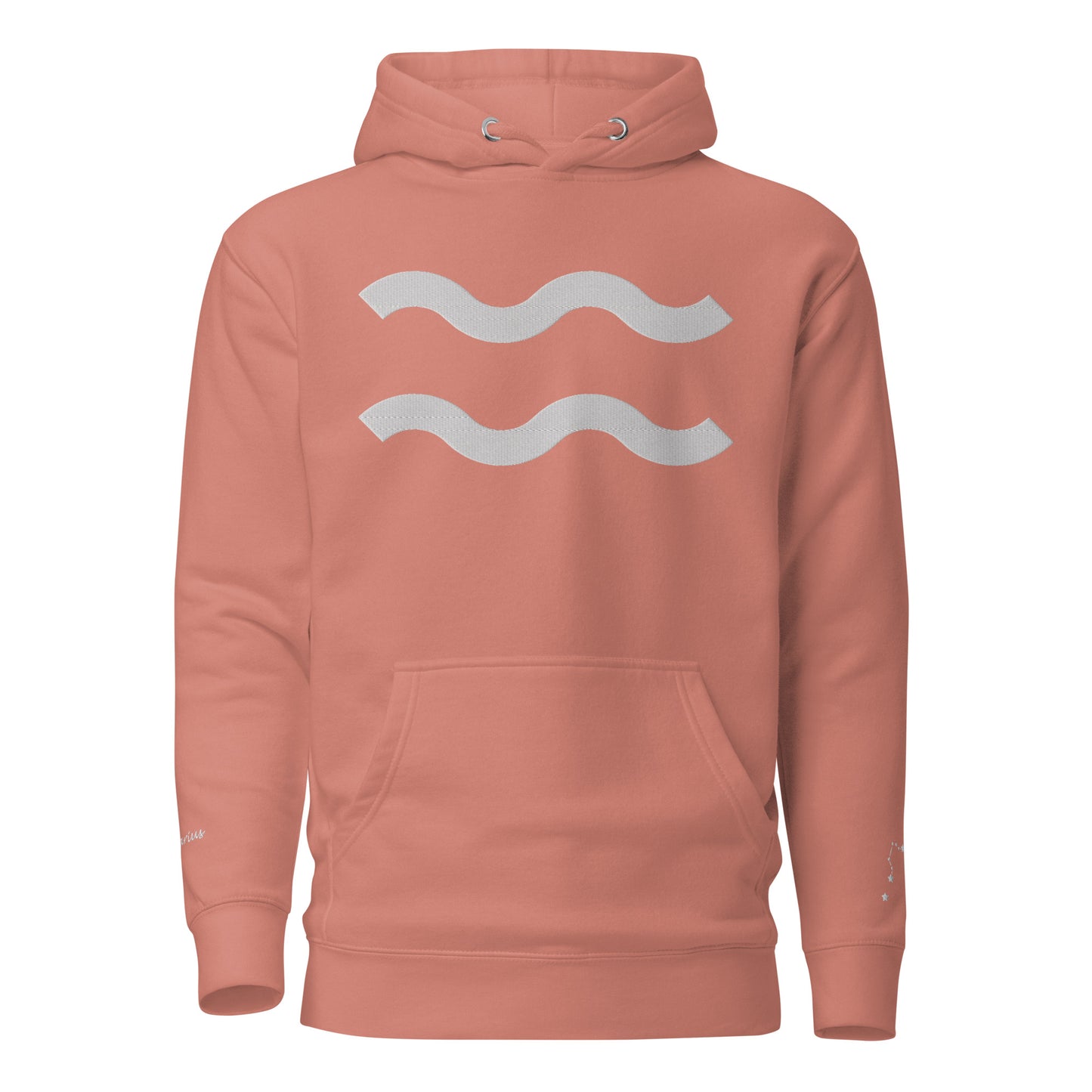 Aquarius Signature Embroidered Hoodie