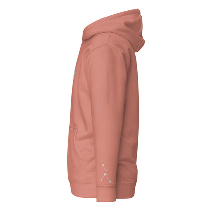 Cancer Signature Embroidered  Hoodie