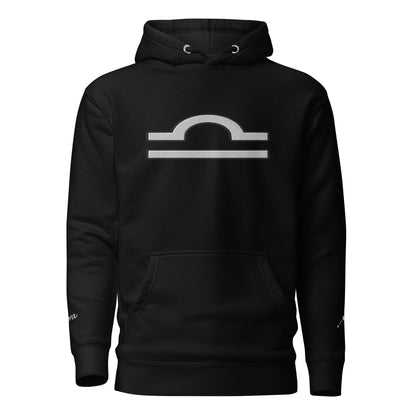 Libra Signature Embroidered Hoodie